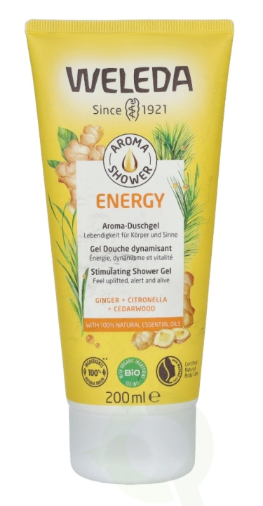 Weleda Energy Aroma Shower Gel 200 ml ryhmässä KAUNEUS JA TERVEYS / Ihonhoito / Kehon hoito / Kylpy- ja suihkugeelit @ TP E-commerce Nordic AB (C79120)
