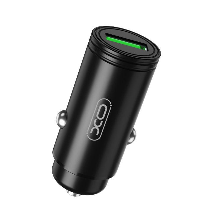 Xo autolaturi CC39 QC 18W 1x USB musta ryhmässä ÄLYPUHELIMET JA TABLETIT / Laturit & Kaapelit / Autolaturi / Autolaturi USB @ TP E-commerce Nordic AB (C79165)