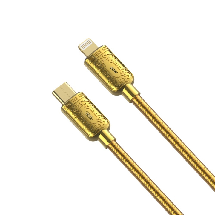 Xo kaapeli NB-Q217A PD USB-C - Lightning 1,0m 20W kultainen ryhmässä TIETOKOONET & TARVIKKEET / Kaapelit & Sovittimet / USB / USB-C @ TP E-commerce Nordic AB (C79214)