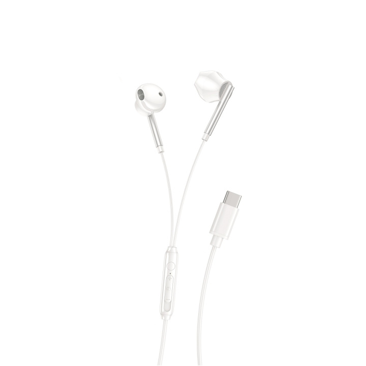 Xo eP66 USB-C langalliset kuulokkeet valkoinen ryhmässä KODINELEKTRONIIKKA / Ääni & Kuva / Kuulokkeet & Tarvikkeet / Kuulokkeet @ TP E-commerce Nordic AB (C79255)