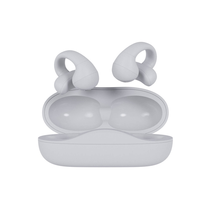 Happy Plugs Headphone Clip OWS True-Wireless White ryhmässä KODINELEKTRONIIKKA / Ääni & Kuva / Kuulokkeet & Tarvikkeet / Kuulokkeet @ TP E-commerce Nordic AB (C79348)