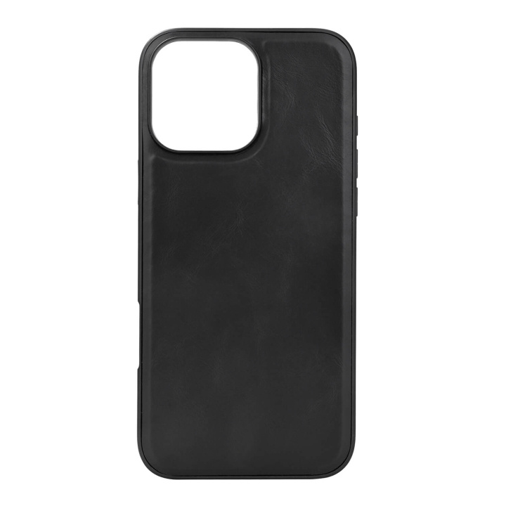 Buffalo Back cover Leather Magseries iPhone 16 Pro Max Black ryhmässä ÄLYPUHELIMET JA TABLETIT / Puhelimen suojakotelo / Apple / iPhone 16 @ TP E-commerce Nordic AB (C79383)