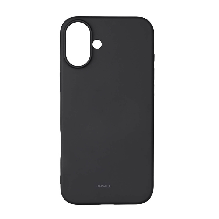 Onsala Back Sil Touch Recycled MagSerie iPhone 16 Plus Black ryhmässä ÄLYPUHELIMET JA TABLETIT / Puhelimen suojakotelo / Apple / iPhone 16 @ TP E-commerce Nordic AB (C79401)