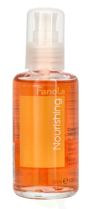 Fanola Nourishing Restructuring Fluid Crystals Serum 100 ml ryhmässä KAUNEUS JA TERVEYS / Hiukset &Stailaus / Hiustenhoito / Hiusseerumit @ TP E-commerce Nordic AB (C79590)