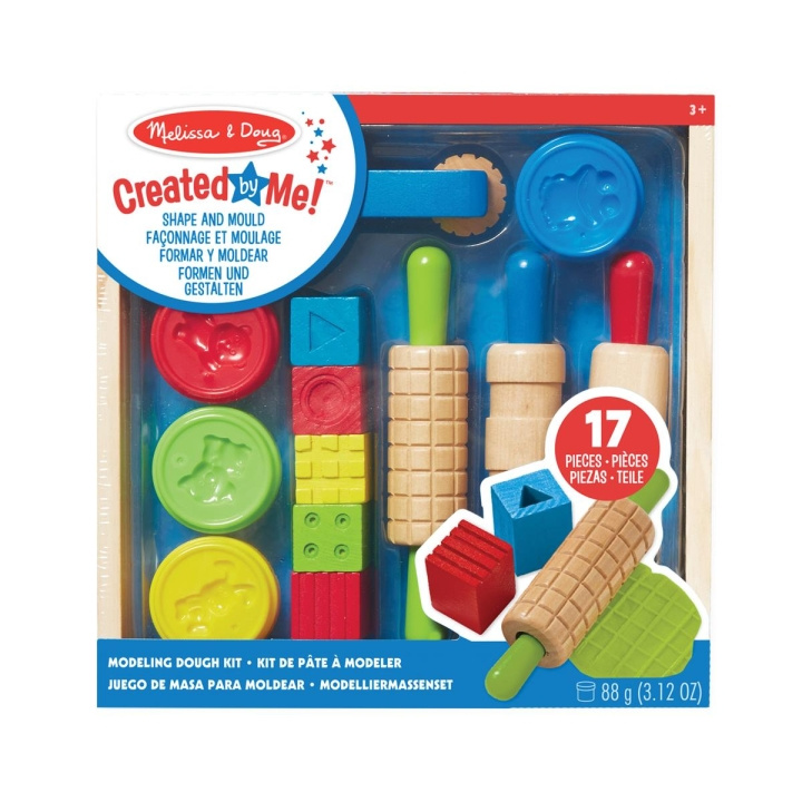 Melissa & Doug Luonut minä! Modeling Dough Kit Shape and Mould (Muotoile ja muovaa) ryhmässä LELUT, TUOTTEET LAPSILLE JA VAUVOILLE / Leikkikalut, Askartelu &Pelit / Pelaa savea, leikkiä hiekkaa ja tarvikkeita @ TP E-commerce Nordic AB (C79776)