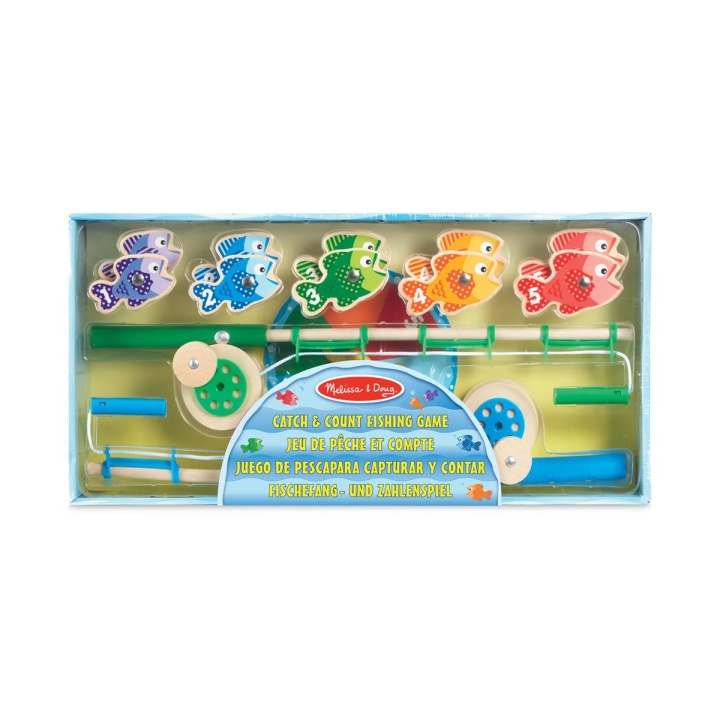 Melissa & Doug Catch & Count kalastuspeli ryhmässä LELUT, TUOTTEET LAPSILLE JA VAUVOILLE / Peli / Lasten pelit @ TP E-commerce Nordic AB (C79795)