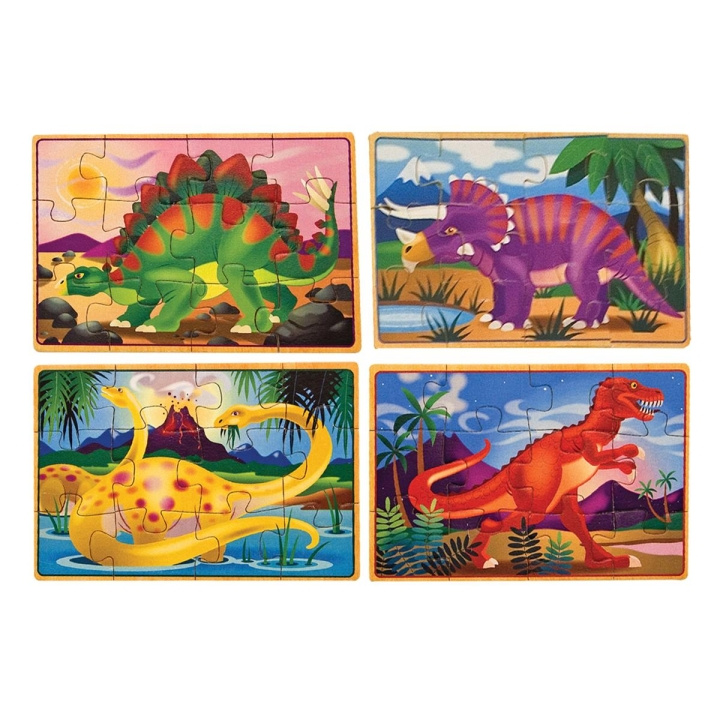 Melissa & Doug Puiset palapelit laatikossa Dinosaurus ryhmässä LELUT, TUOTTEET LAPSILLE JA VAUVOILLE / Leikkikalut, Askartelu &Pelit / Lasten palapeli @ TP E-commerce Nordic AB (C79826)