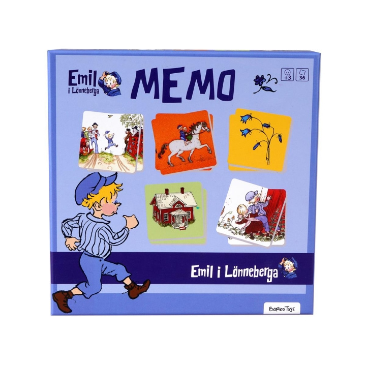 Barbo Toys Emil Memo ryhmässä LELUT, TUOTTEET LAPSILLE JA VAUVOILLE / Peli / Lasten pelit @ TP E-commerce Nordic AB (C79962)