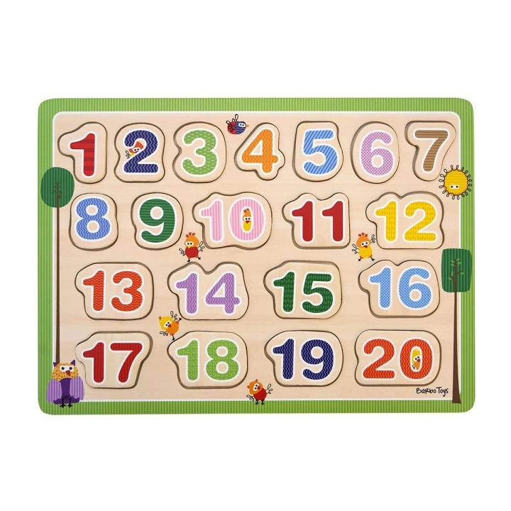 Barbo Toys Barbo Classic puinen 1-2-3 palapeli ryhmässä LELUT, TUOTTEET LAPSILLE JA VAUVOILLE / Leikkikalut, Askartelu &Pelit / Lasten palapeli @ TP E-commerce Nordic AB (C79968)