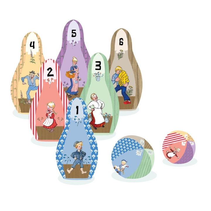 Barbo Toys Emil Soft Bowling-setti ryhmässä LELUT, TUOTTEET LAPSILLE JA VAUVOILLE / Peli / Lasten pelit @ TP E-commerce Nordic AB (C79978)