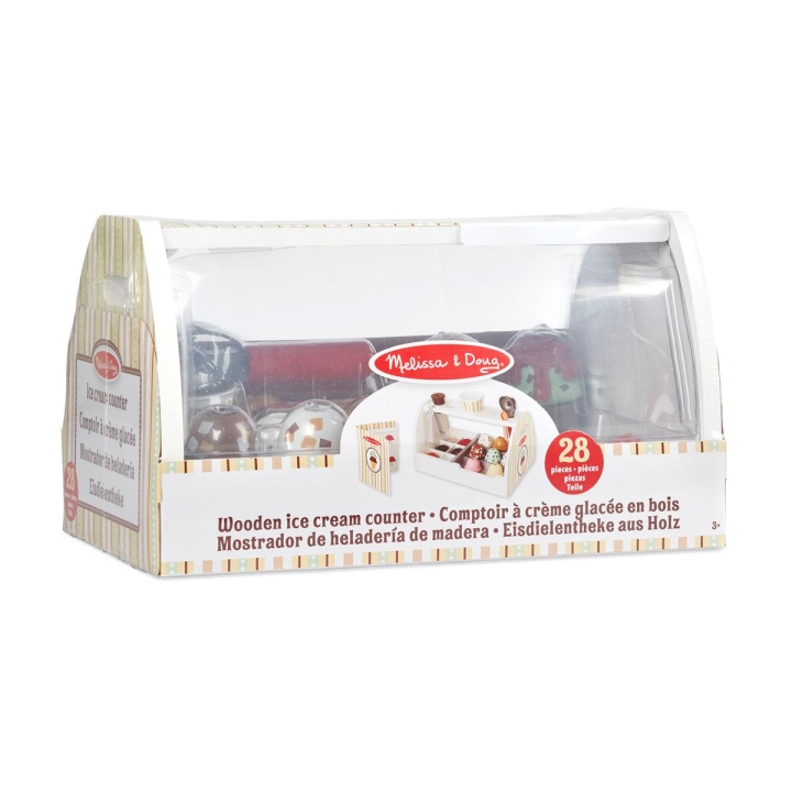 Melissa & Doug Food Play puinen jäätelö tiski ryhmässä LELUT, TUOTTEET LAPSILLE JA VAUVOILLE / Leikkikalut, Askartelu &Pelit / Pieni koti ja roolileikki @ TP E-commerce Nordic AB (C79994)