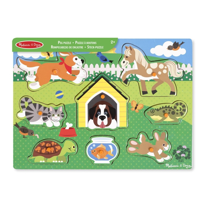 Melissa & Doug Puinen tikku palapeli lemmikkieläimet ryhmässä LELUT, TUOTTEET LAPSILLE JA VAUVOILLE / Leikkikalut, Askartelu &Pelit / Lasten palapeli @ TP E-commerce Nordic AB (C80001)