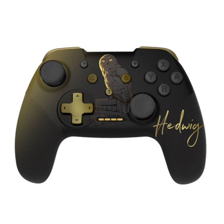 Trade Invaders Langaton ohjain Harry Potter Hedwig Musta (Nintendo Switch) ryhmässä KODINELEKTRONIIKKA / Pelikonsolit & Tarvikkeet / Nintendo Switch / Tarvikkeet @ TP E-commerce Nordic AB (C81136)