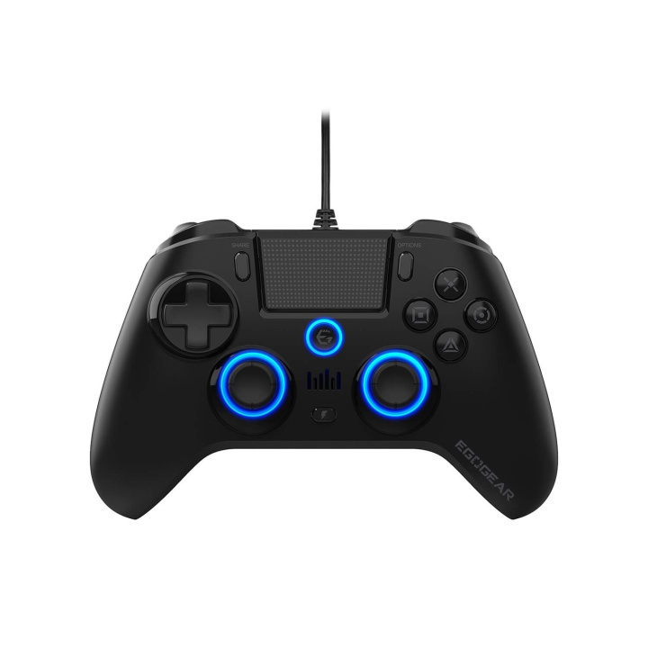 EgoGear Controller SC10 Black Wired USB for PS4 ryhmässä KODINELEKTRONIIKKA / Pelikonsolit & Tarvikkeet / Sony PlayStation 4 / Tarvikkeet @ TP E-commerce Nordic AB (C81316)