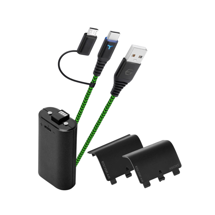 EgoGear Charging Kit SCH10 for XBX ryhmässä KODINELEKTRONIIKKA / Pelikonsolit & Tarvikkeet / Xbox Series X / Tarvikkeet @ TP E-commerce Nordic AB (C81331)