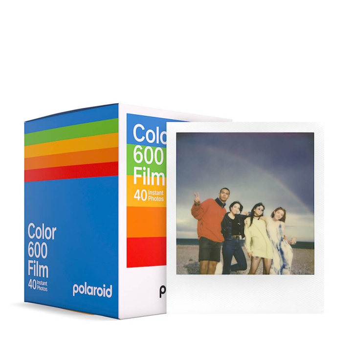 Polaroid Color Film for 600 White Frame 5-pack ryhmässä KODINELEKTRONIIKKA / Valokuvat & Videot / Valokuvauslaitteet / Muut @ TP E-commerce Nordic AB (C81396)