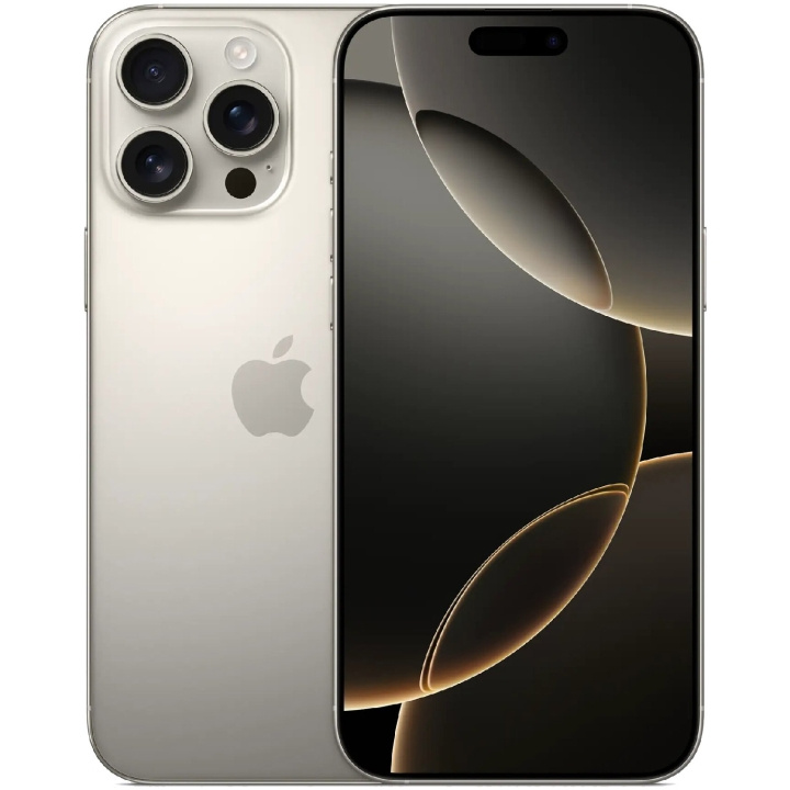 Apple iPhone 16 Pro Max 256GB Luonnollinen titaani ryhmässä ÄLYPUHELIMET JA TABLETIT / Kännykät & smartphones @ TP E-commerce Nordic AB (C81512)