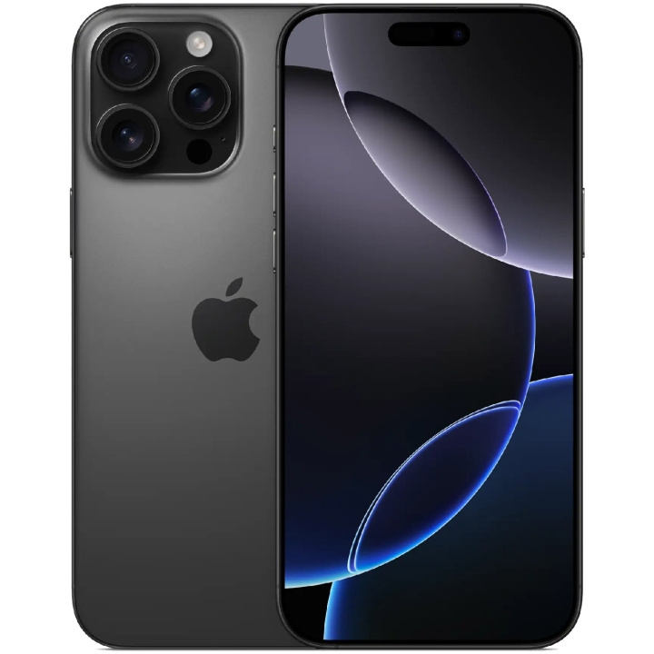 Apple iPhone 16 Pro Max 512GB Black Titanium ryhmässä ÄLYPUHELIMET JA TABLETIT / Kännykät & smartphones @ TP E-commerce Nordic AB (C81513)