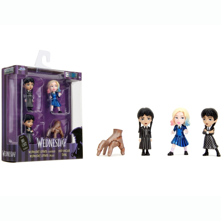 Jada Toys Wednesday Samlarfigur 4-Pack, 6 cm ryhmässä LELUT, TUOTTEET LAPSILLE JA VAUVOILLE / Leikkikalut, Askartelu &Pelit / Figuurit, miniatyyrit ja tarvikkeet @ TP E-commerce Nordic AB (C81537)