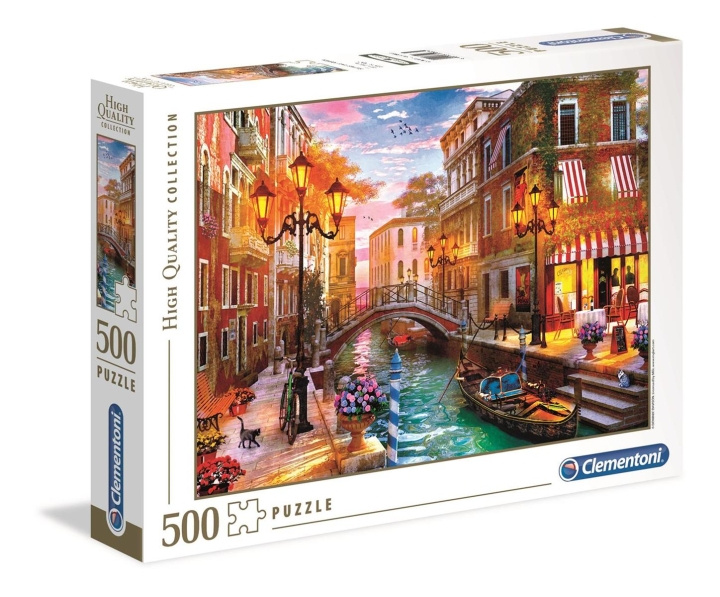 Clementoni 500 kpl High Quality Collection Sunset Over Venice ryhmässä LELUT, TUOTTEET LAPSILLE JA VAUVOILLE / Leikkikalut, Askartelu &Pelit / Lasten palapeli @ TP E-commerce Nordic AB (C81820)