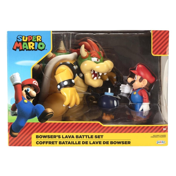 JAKKS Pacific Super Mario 4 tuuman hahmo-setti Mario vs. Bowser ryhmässä LELUT, TUOTTEET LAPSILLE JA VAUVOILLE / Leikkikalut, Askartelu &Pelit / Figuurit, miniatyyrit ja tarvikkeet @ TP E-commerce Nordic AB (C81832)