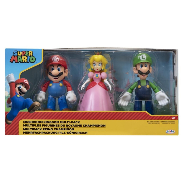 JAKKS Pacific Super Mario 4 tuuman hahmosarja Mushroom Kingdom (Sienikunta) ryhmässä LELUT, TUOTTEET LAPSILLE JA VAUVOILLE / Leikkikalut, Askartelu &Pelit / Figuurit, miniatyyrit ja tarvikkeet @ TP E-commerce Nordic AB (C81833)