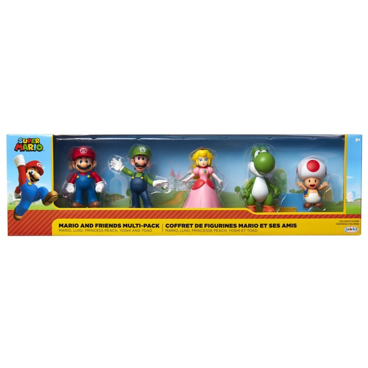 JAKKS Pacific Super Mario 2.5 tuuman rajoitettu niveltyvä hahmo 5-pack Mario & Friends ryhmässä LELUT, TUOTTEET LAPSILLE JA VAUVOILLE / Leikkikalut, Askartelu &Pelit / Figuurit, miniatyyrit ja tarvikkeet @ TP E-commerce Nordic AB (C81877)
