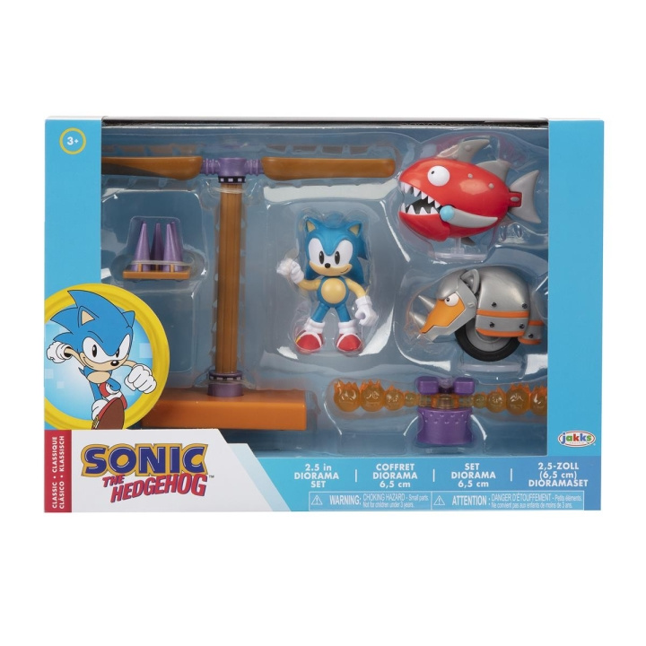 JAKKS Pacific Sonic the Hedgehog 2.5 tuuman dioraamasarja Classic ryhmässä LELUT, TUOTTEET LAPSILLE JA VAUVOILLE / Leikkikalut, Askartelu &Pelit / Figuurit, miniatyyrit ja tarvikkeet @ TP E-commerce Nordic AB (C81889)