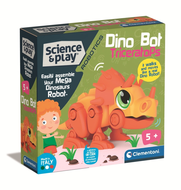 Clementoni Dino Bot Triceratops Junior ryhmässä LELUT, TUOTTEET LAPSILLE JA VAUVOILLE / Leikkikalut, Askartelu &Pelit / Kokeilu ja tee-se-itse @ TP E-commerce Nordic AB (C81900)