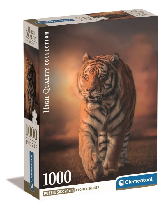 Clementoni 1000 kpl CB High Quality Collection Tiger ryhmässä URHEILU, VAPAA-AIKA JA HARRASTUS / Harrastus / Palapeli @ TP E-commerce Nordic AB (C81957)