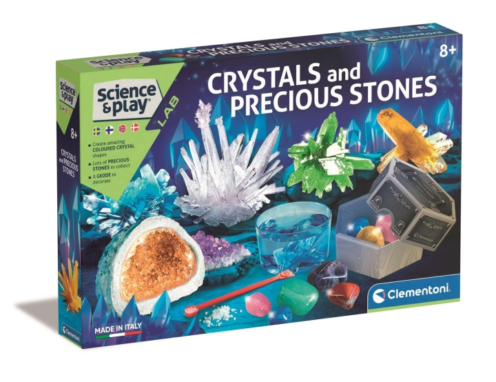 Clementoni Giant Crystals & Precious Stones (Pohjoismainen) ryhmässä LELUT, TUOTTEET LAPSILLE JA VAUVOILLE / Leikkikalut, Askartelu &Pelit / Kokeilu ja tee-se-itse @ TP E-commerce Nordic AB (C81975)