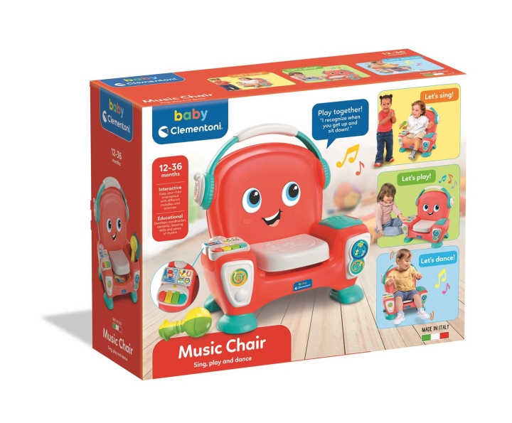 Clementoni Musiikkituoli ryhmässä LELUT, TUOTTEET LAPSILLE JA VAUVOILLE / Lelut vauvoille (0-3v) / Toiminnalliset lelut @ TP E-commerce Nordic AB (C81982)