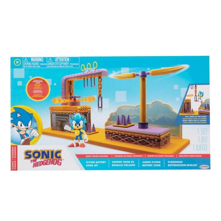 JAKKS Pacific Sonic the Hedgehog 2.5 tuuman leikkisetti Lentävä akkuvyöhyke ryhmässä LELUT, TUOTTEET LAPSILLE JA VAUVOILLE / Leikkikalut, Askartelu &Pelit / Lelusarja @ TP E-commerce Nordic AB (C82032)