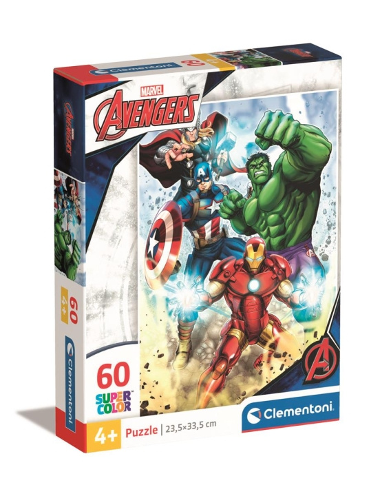 Clementoni 60 kpl Palapelit Lapset Marvel Avengers ryhmässä LELUT, TUOTTEET LAPSILLE JA VAUVOILLE / Leikkikalut, Askartelu &Pelit / Lasten palapeli @ TP E-commerce Nordic AB (C82060)