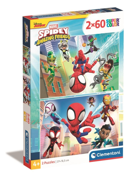 Clementoni 2x60 kpl Palapelit Spidey ja hänen uskomattomat ystävänsä ryhmässä LELUT, TUOTTEET LAPSILLE JA VAUVOILLE / Leikkikalut, Askartelu &Pelit / Lasten palapeli @ TP E-commerce Nordic AB (C82075)