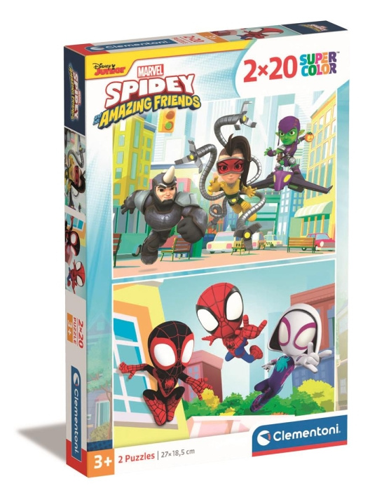 Clementoni 2x20 kpl Palapelit Spidey ja hänen uskomattomat ystävänsä ryhmässä LELUT, TUOTTEET LAPSILLE JA VAUVOILLE / Leikkikalut, Askartelu &Pelit / Lasten palapeli @ TP E-commerce Nordic AB (C82076)