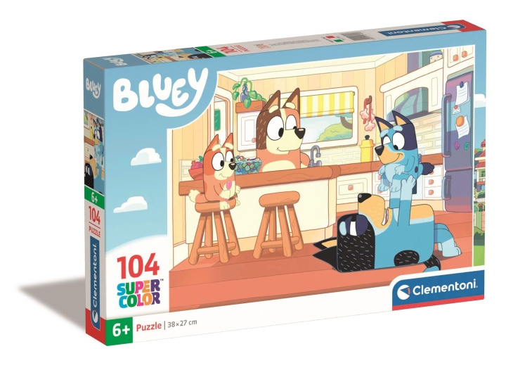Clementoni 104 kpl palapelit Bluey ryhmässä LELUT, TUOTTEET LAPSILLE JA VAUVOILLE / Leikkikalut, Askartelu &Pelit / Lasten palapeli @ TP E-commerce Nordic AB (C82078)