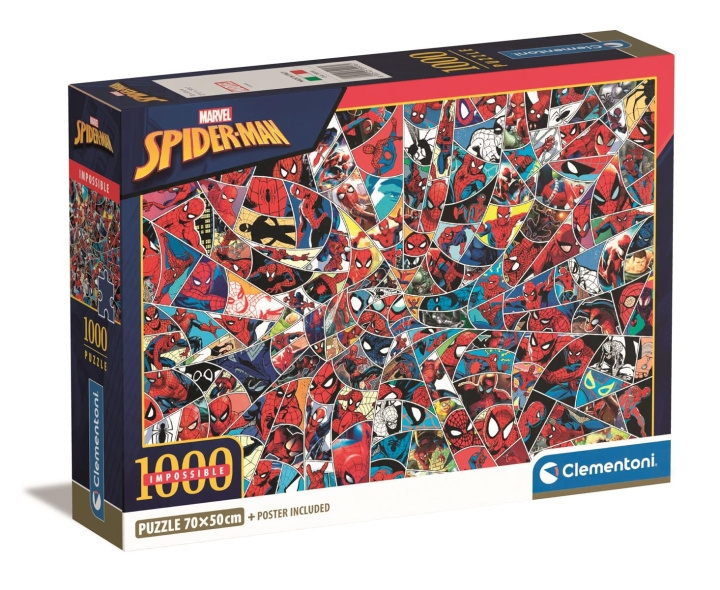 Clementoni 1000 kpl CB Impossible Spider-Man ryhmässä URHEILU, VAPAA-AIKA JA HARRASTUS / Harrastus / Palapeli @ TP E-commerce Nordic AB (C82103)