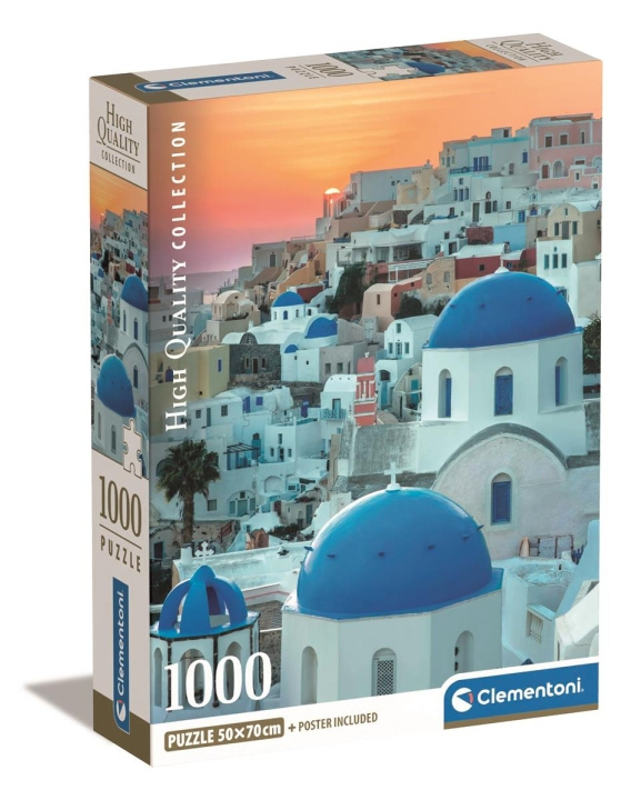 Clementoni 1000 kpl CB High Quality Collection Santorini ryhmässä URHEILU, VAPAA-AIKA JA HARRASTUS / Harrastus / Palapeli @ TP E-commerce Nordic AB (C82108)