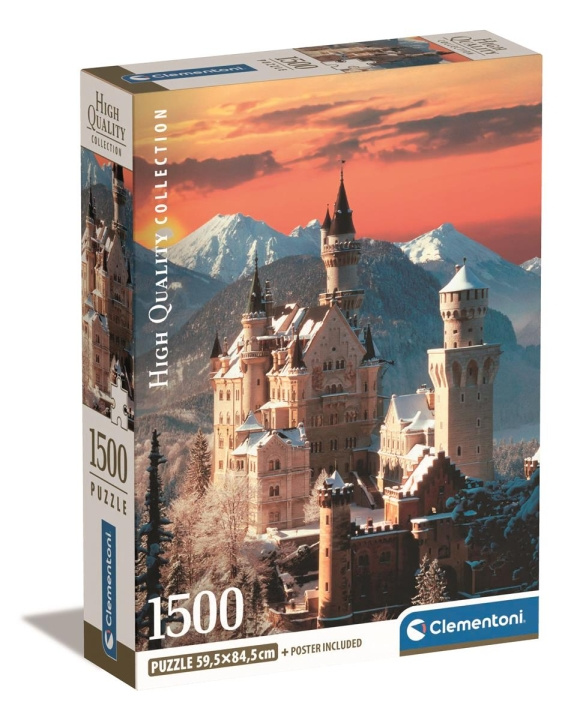 Clementoni 1500 kpl CB High Quality Collection Neuschwanstein ryhmässä URHEILU, VAPAA-AIKA JA HARRASTUS / Harrastus / Palapeli @ TP E-commerce Nordic AB (C82125)