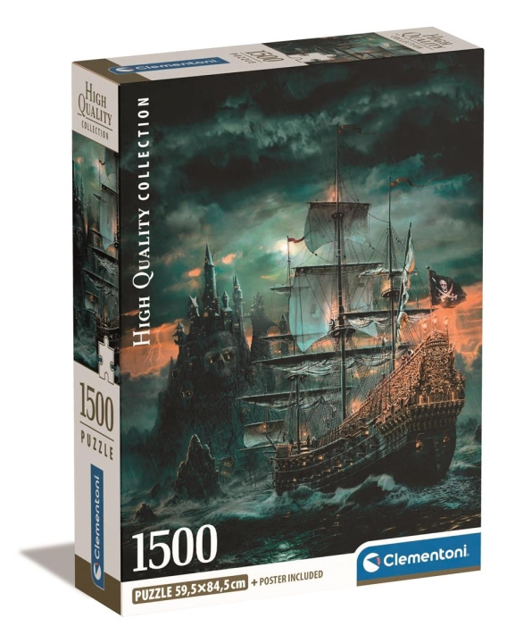 Clementoni 1500 kpl CB High Quality Collection Merirosvojen laiva ryhmässä URHEILU, VAPAA-AIKA JA HARRASTUS / Harrastus / Palapeli @ TP E-commerce Nordic AB (C82127)
