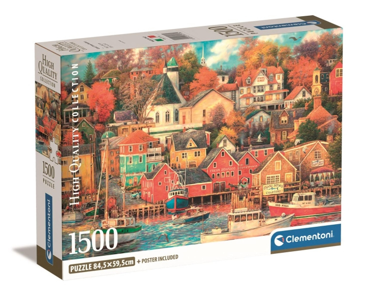 Clementoni 1500 kpl CB High Quality Collection Good Times Harbor ryhmässä URHEILU, VAPAA-AIKA JA HARRASTUS / Harrastus / Palapeli @ TP E-commerce Nordic AB (C82130)