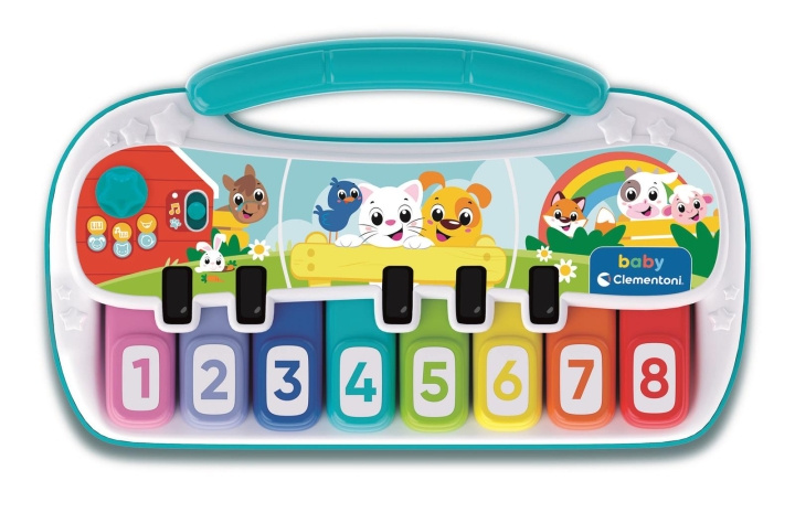 Clementoni Eläinten piano ryhmässä LELUT, TUOTTEET LAPSILLE JA VAUVOILLE / Musiikki, Laulu & Kuva / Soittimet @ TP E-commerce Nordic AB (C82144)