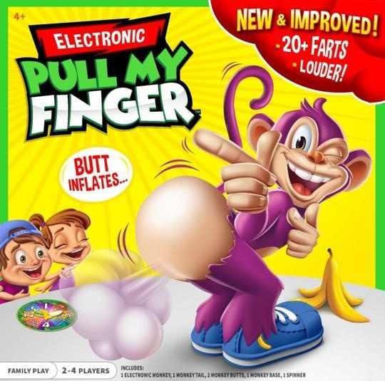 JAKKS Pacific Pull My Finger (Elektroninen versio) ryhmässä LELUT, TUOTTEET LAPSILLE JA VAUVOILLE / Peli / Lasten pelit @ TP E-commerce Nordic AB (C82172)