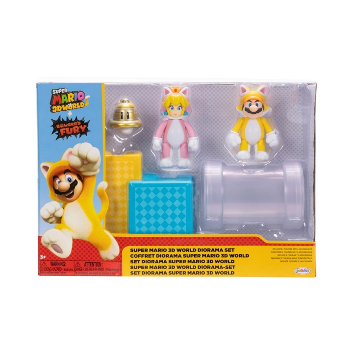 JAKKS Pacific Super Mario 2.5 tuuman dioraamasarja 3D World ryhmässä LELUT, TUOTTEET LAPSILLE JA VAUVOILLE / Leikkikalut, Askartelu &Pelit / Figuurit, miniatyyrit ja tarvikkeet @ TP E-commerce Nordic AB (C82185)