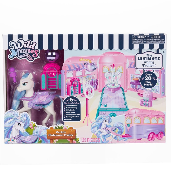 JAKKS Pacific Wild Manes Playset Clubhouse Trailer ryhmässä LELUT, TUOTTEET LAPSILLE JA VAUVOILLE / Leikkikalut, Askartelu &Pelit / Lelusarja @ TP E-commerce Nordic AB (C82205)