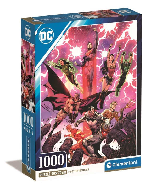Clementoni 1000 kpl CB High Quality Collection DC Comics (2) ryhmässä URHEILU, VAPAA-AIKA JA HARRASTUS / Harrastus / Palapeli @ TP E-commerce Nordic AB (C82221)