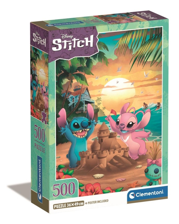 Clementoni 500 kpl CB Disney Stitch ryhmässä LELUT, TUOTTEET LAPSILLE JA VAUVOILLE / Leikkikalut, Askartelu &Pelit / Lasten palapeli @ TP E-commerce Nordic AB (C82232)