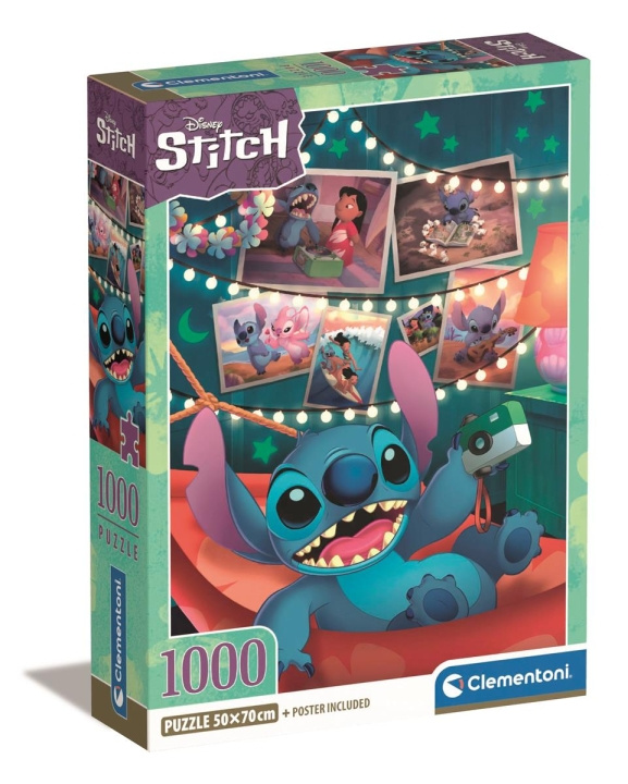 Clementoni 1000 kpl CB High Quality Collection Disney Stitch ryhmässä URHEILU, VAPAA-AIKA JA HARRASTUS / Harrastus / Palapeli @ TP E-commerce Nordic AB (C82233)