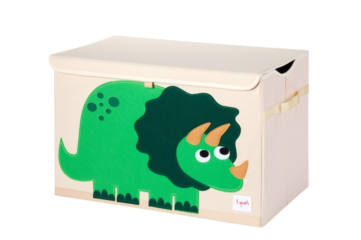 3 Sprouts Leluarkku - Vihreä Dino ryhmässä LELUT, TUOTTEET LAPSILLE JA VAUVOILLE / Lastenhuone / Säilytys @ TP E-commerce Nordic AB (C82333)